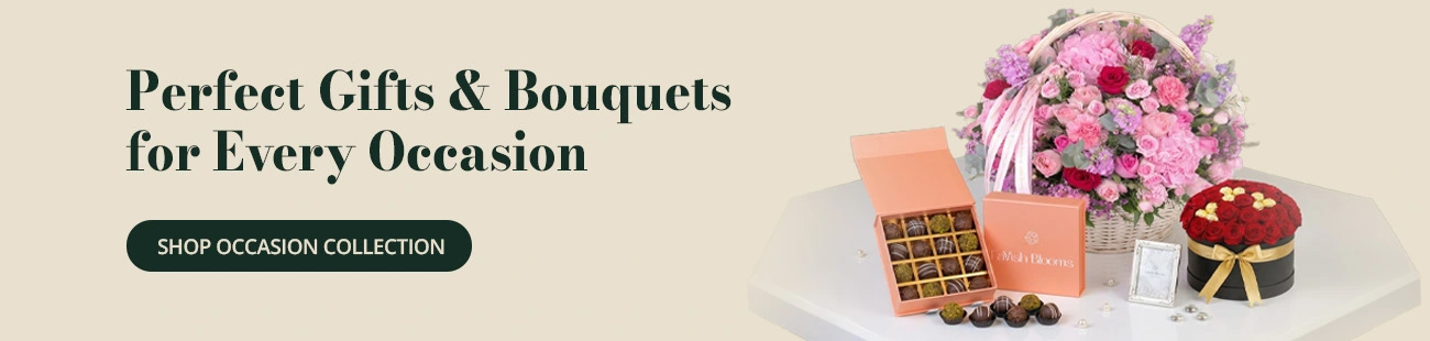 Pre-book Valentine's Day red roses bouquet online delivery Dubai - FaVish Blooms