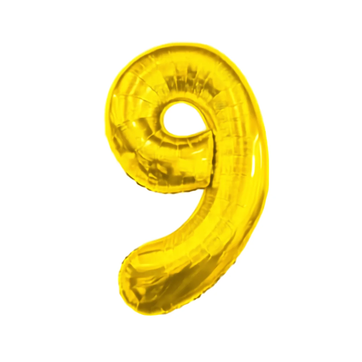 Metallic Gold Number 9 Balloon