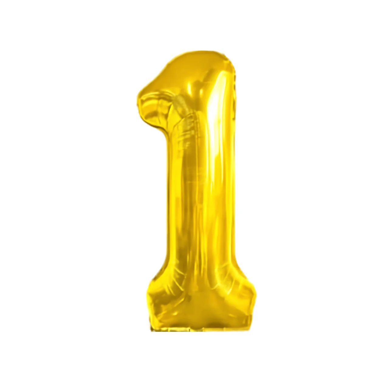 Metallic Gold Number 1 Balloon