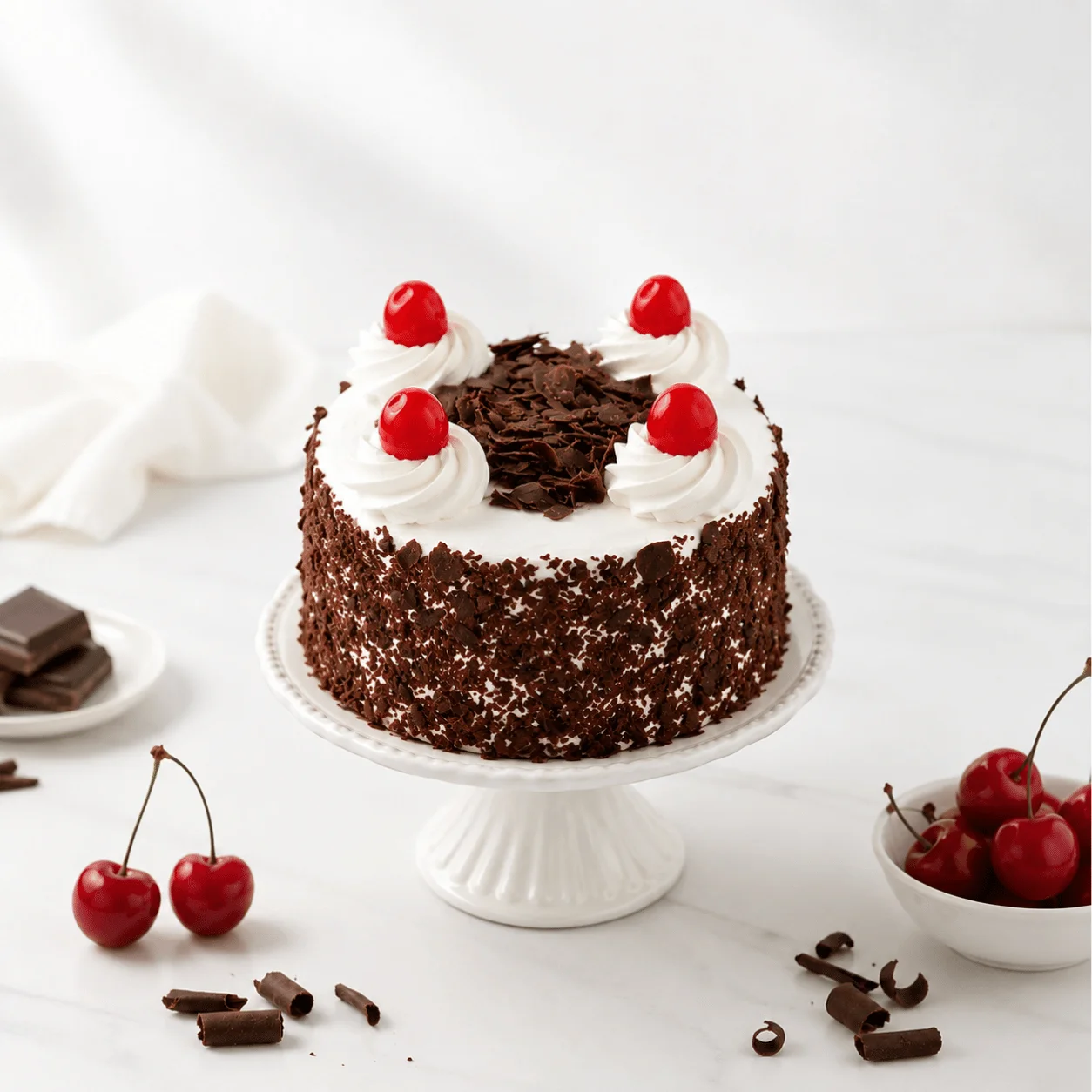 Black Forest Premium Celebration Cake 4 Portion