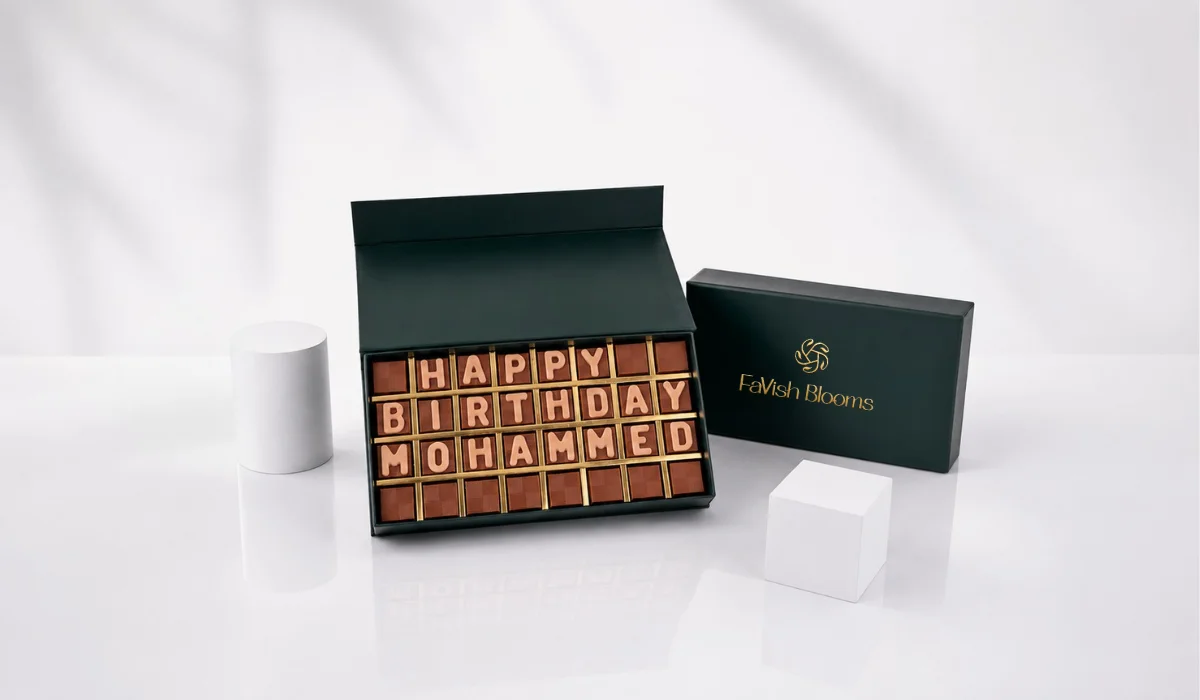 Personalised 32 Pcs Chocolate Birthday Box