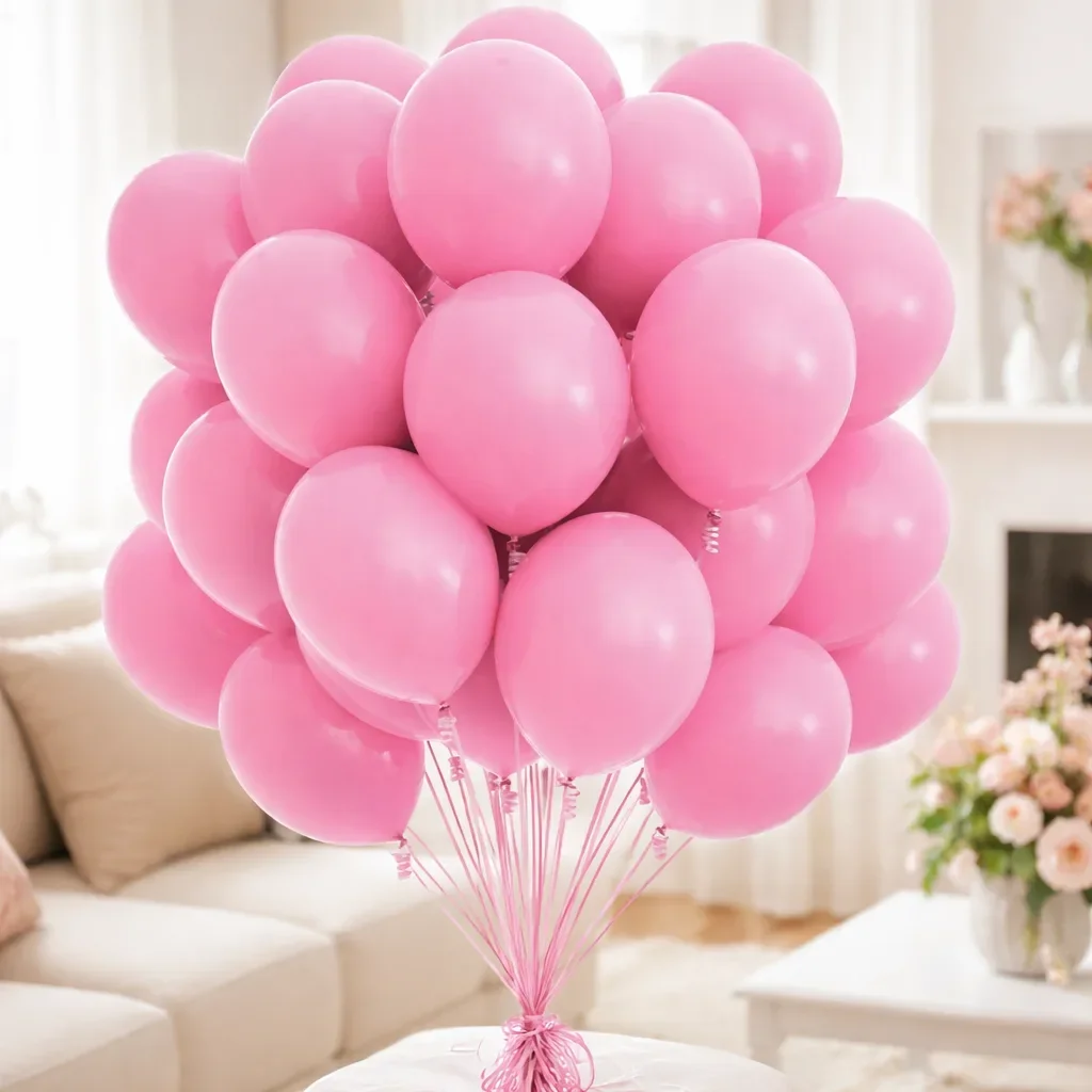 25 Pink Helium Balloons – Perfect for Celebrations