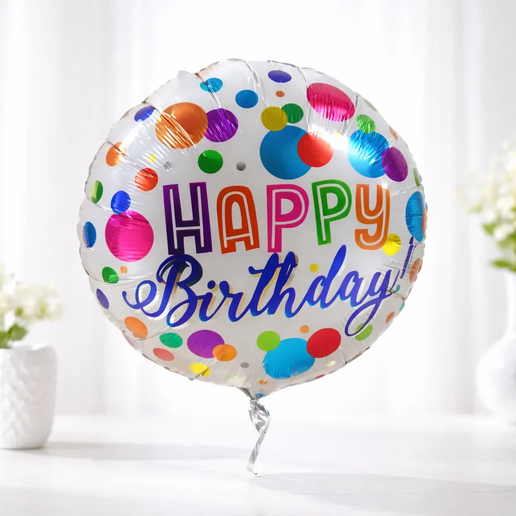 Happy Birth Day Foil Balloon(Helium-Filled)