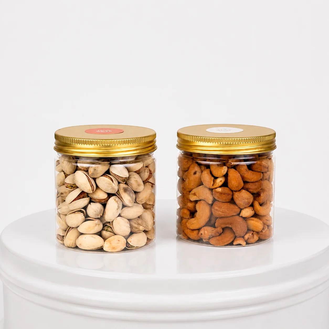 Roasted Cashew & Pistachio Jar Set