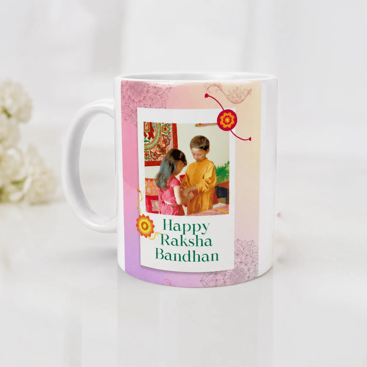Customized Raksha Bandhan Photo Mug