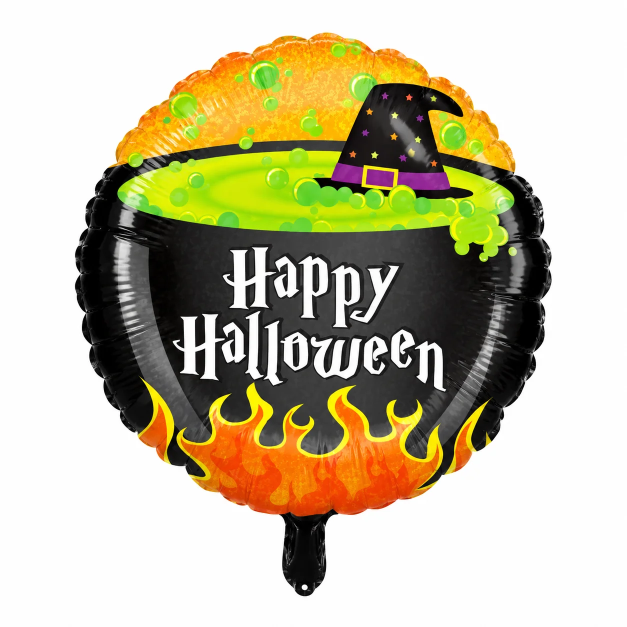 Happy Halloween Witch Cauldron Foil Balloon – 18 Inch