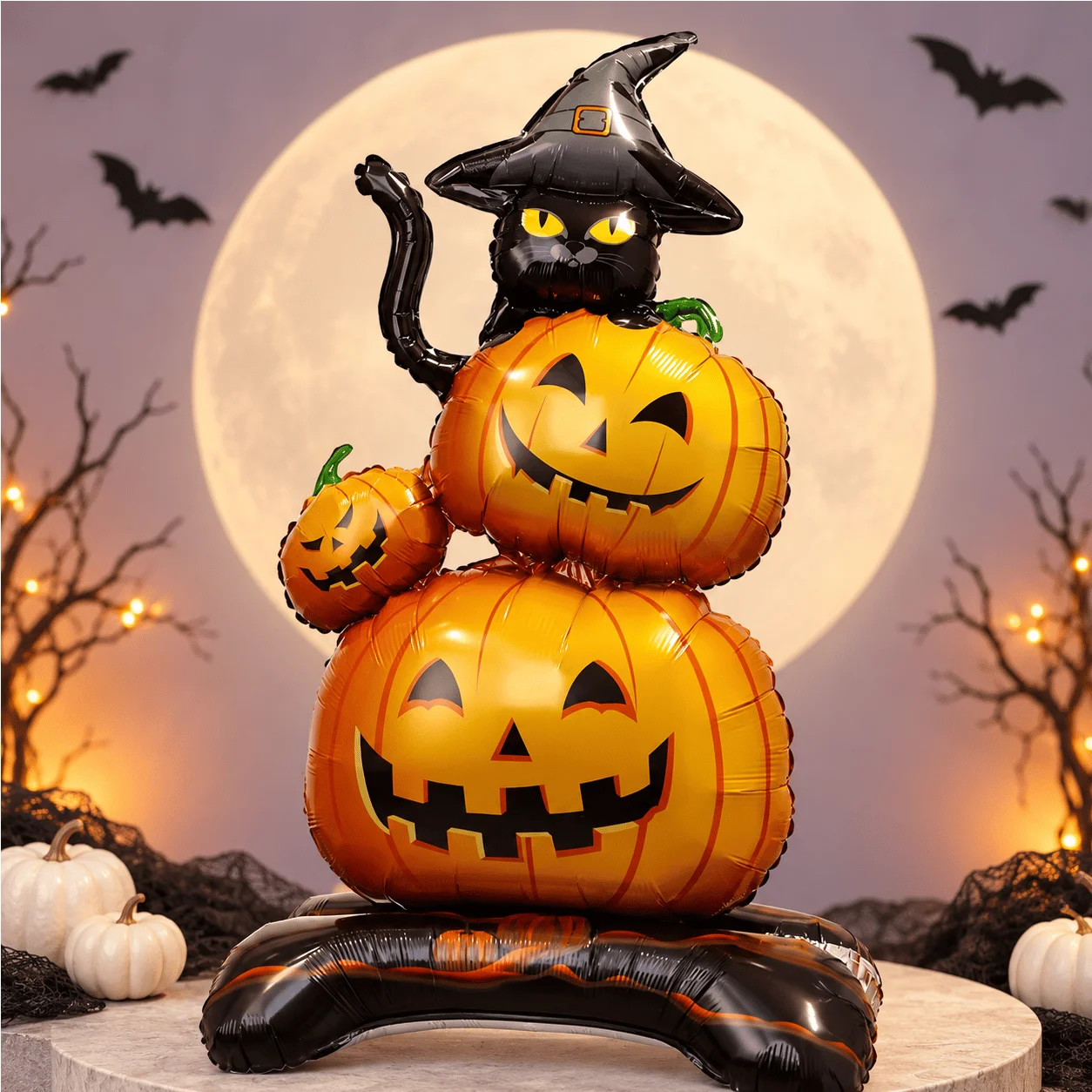 Halloween Black Cat Foil Balloon