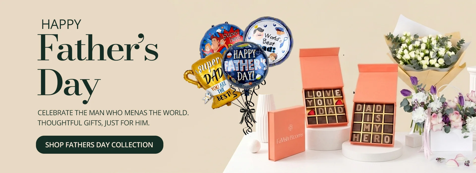 Happy Fathers Day Image showing products