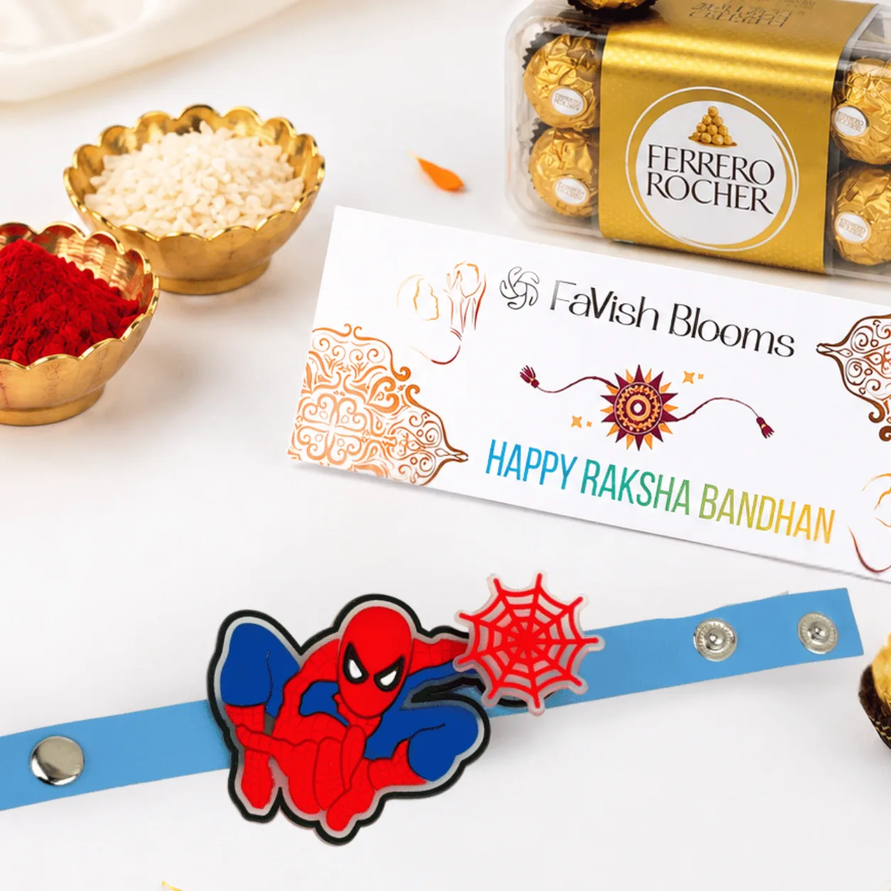 Spiderman Rakhi Choco Blessings