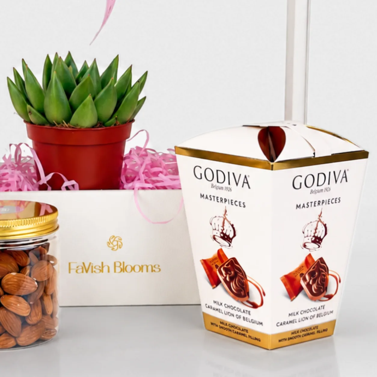 Premium Godiva Chocolate and Dry Fruits Hamper for birthdays, celebrations and special occasions