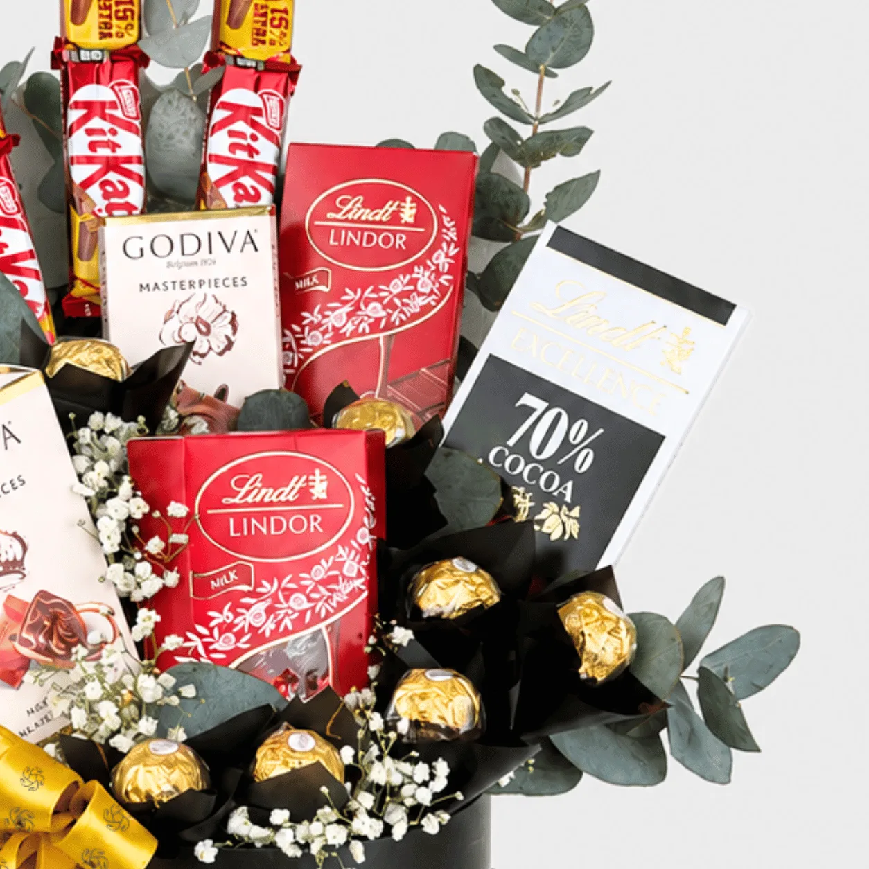 Elegant chocolate gift box filled with premium sweets for special occasions and thoughtful gifting