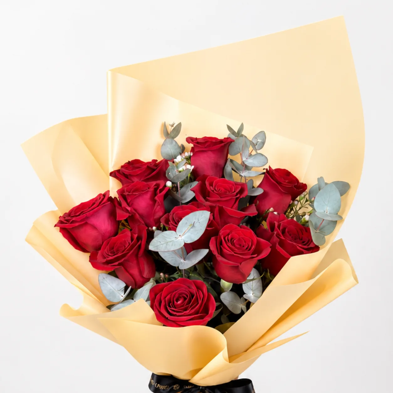 11 Red Roses Flower Bouquet for anniversaries, birthdays and romantic surprises