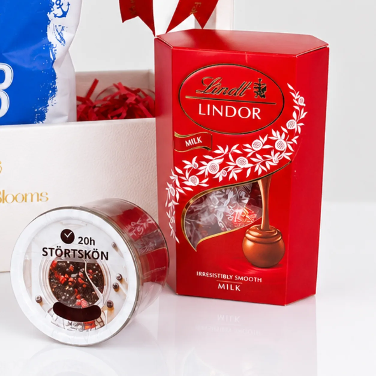 Celebration Bliss luxury food hamper with beautifully arranged gourmet treats