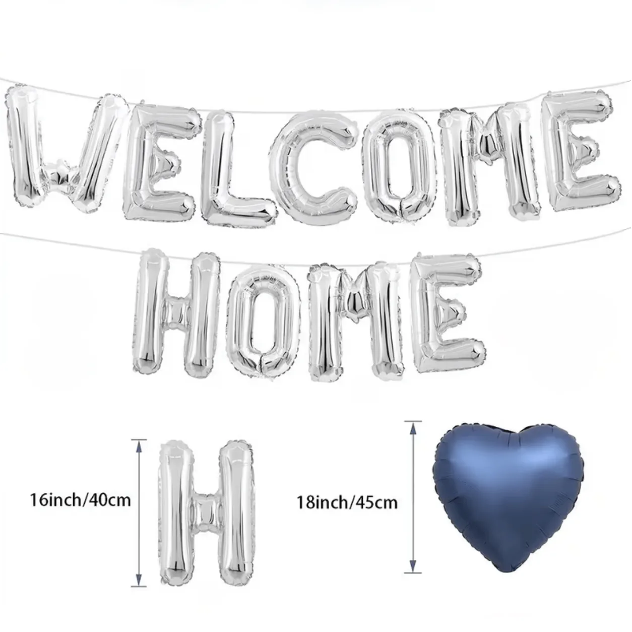 Welcome Home Helium Balloon Decoration Set in Dubai