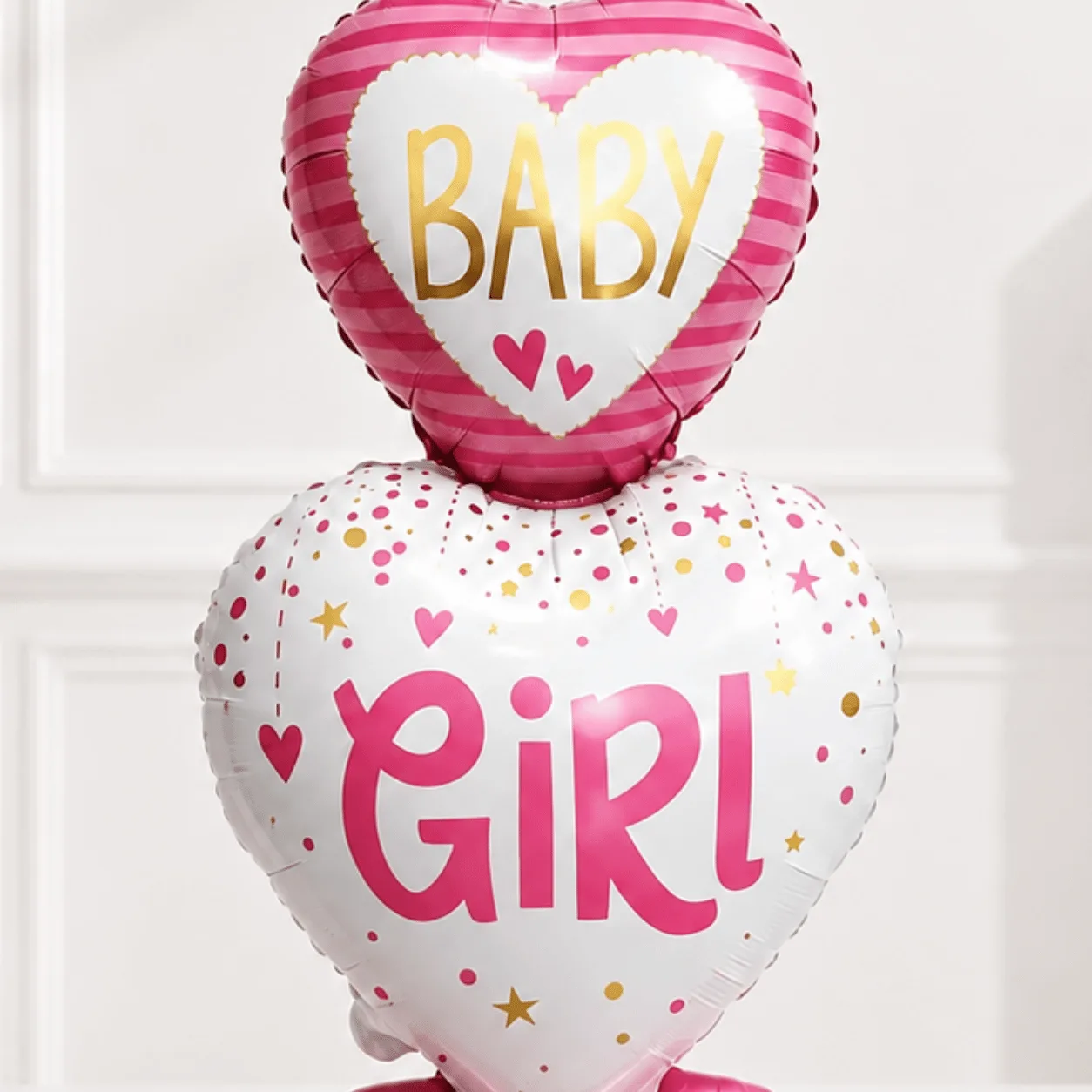 Pink Baby Girl Standing Balloon for Baby Shower & Welcome Baby