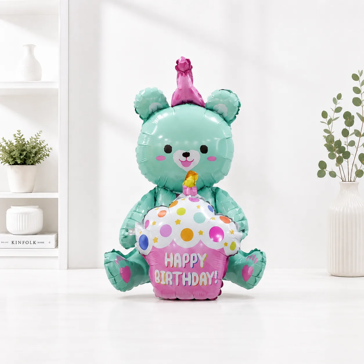 Teddy Bear Happy Birthday Balloon