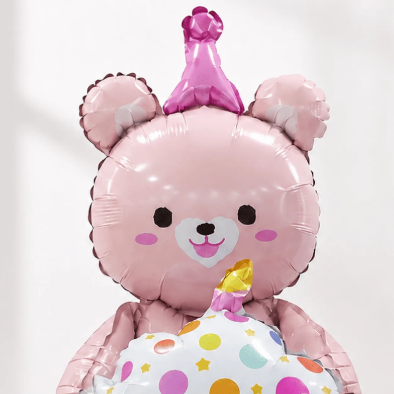 Pink Teddy Bear Birthday Balloon Gift for Girls