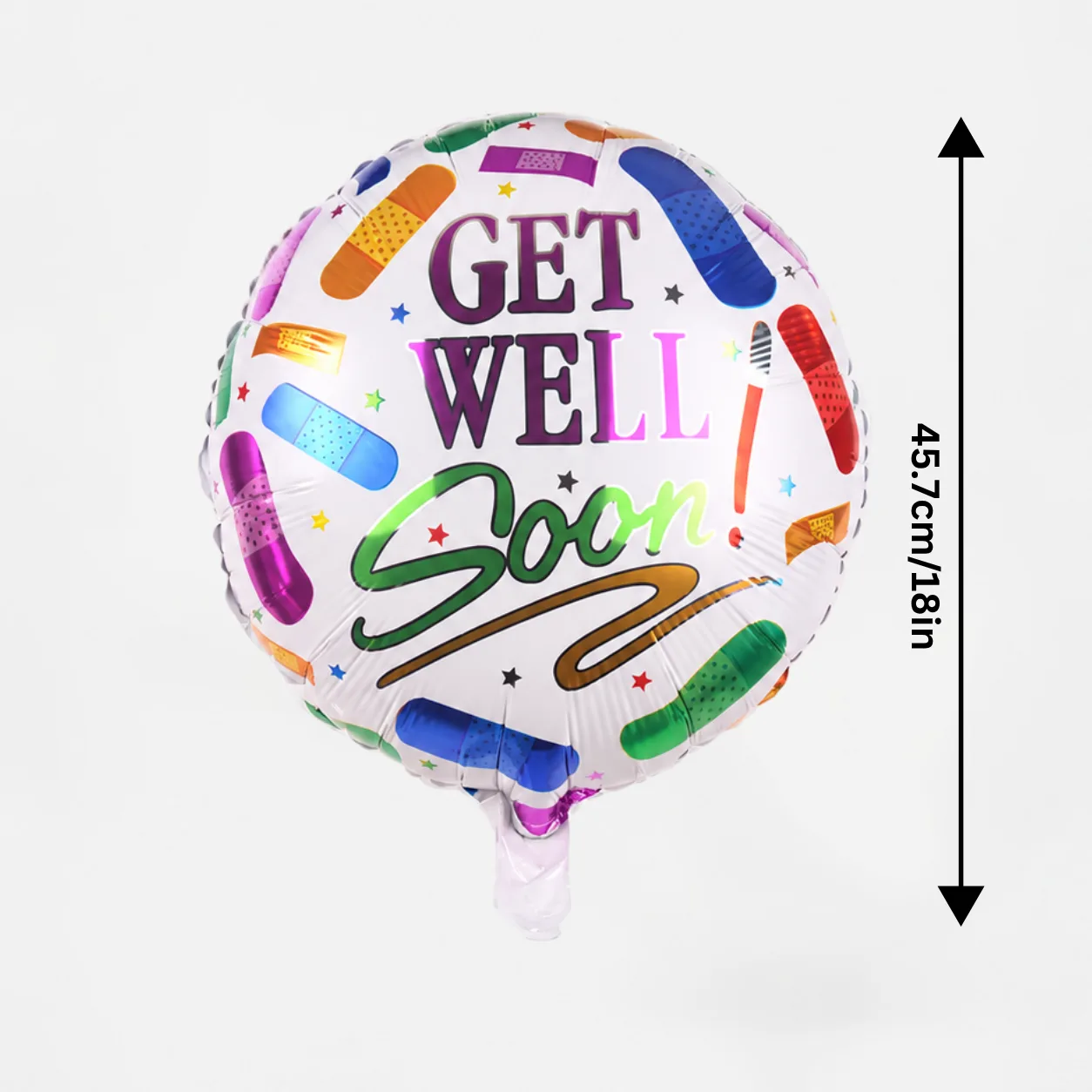 Get Well Soon Helium Foil Balloon Gift in Dubai