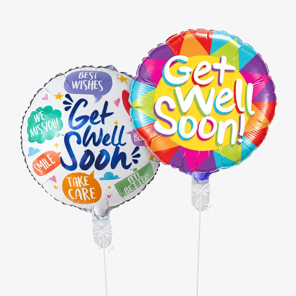 Get Well Soon Recovery Foil Balloon Set of 2