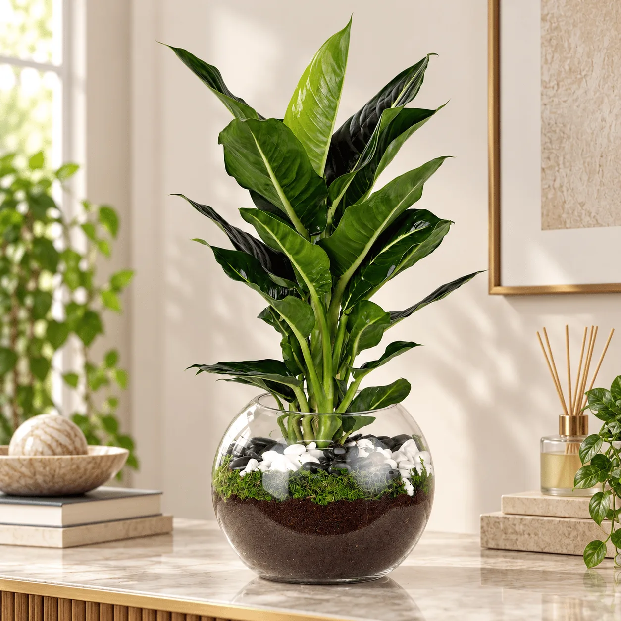 Green Magic Dieffenbachia Plant
