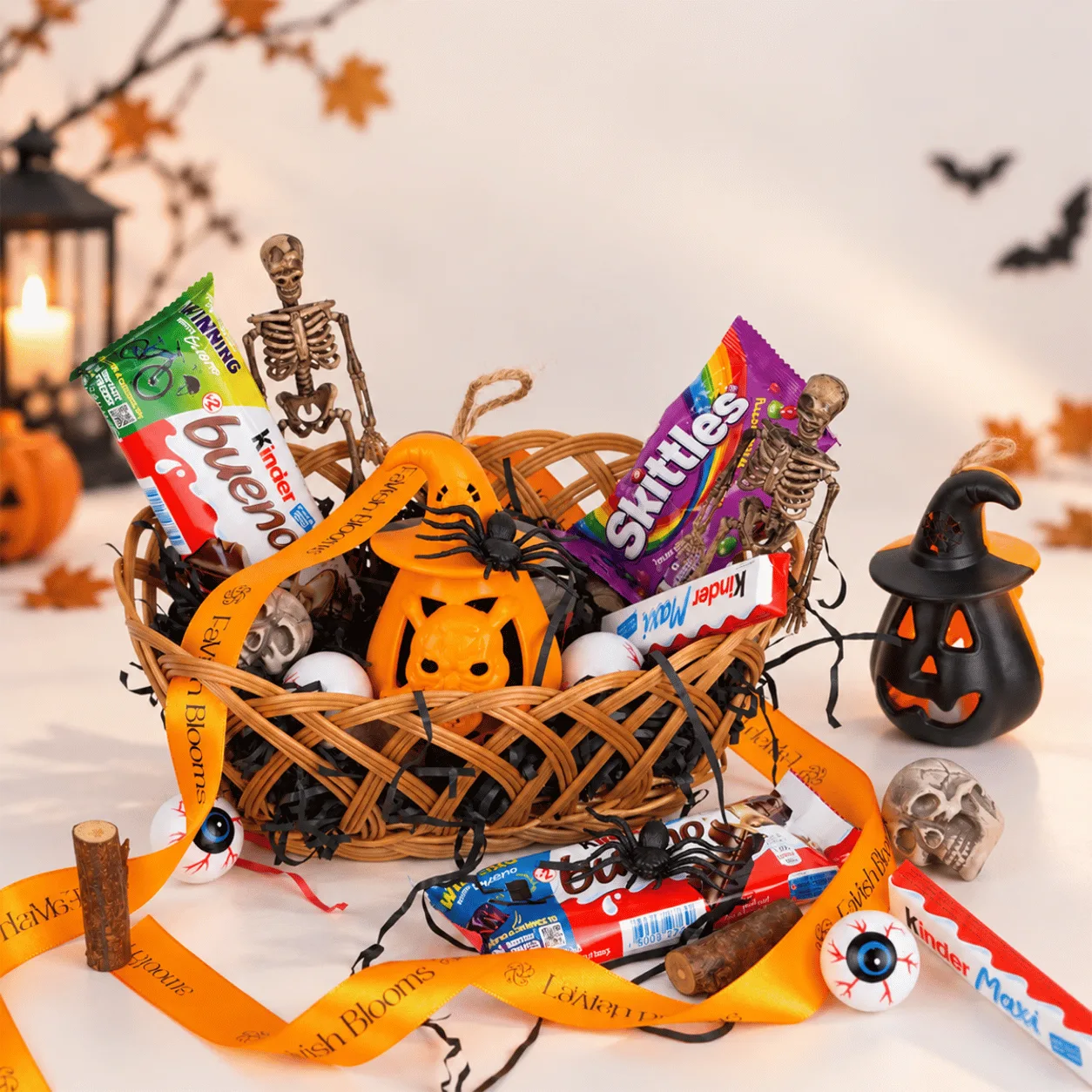 Halloween Magic Chocolate Treat Hamper filled with delicious chocolates and spooky Halloween treats, perfect for gifting in Dubai.