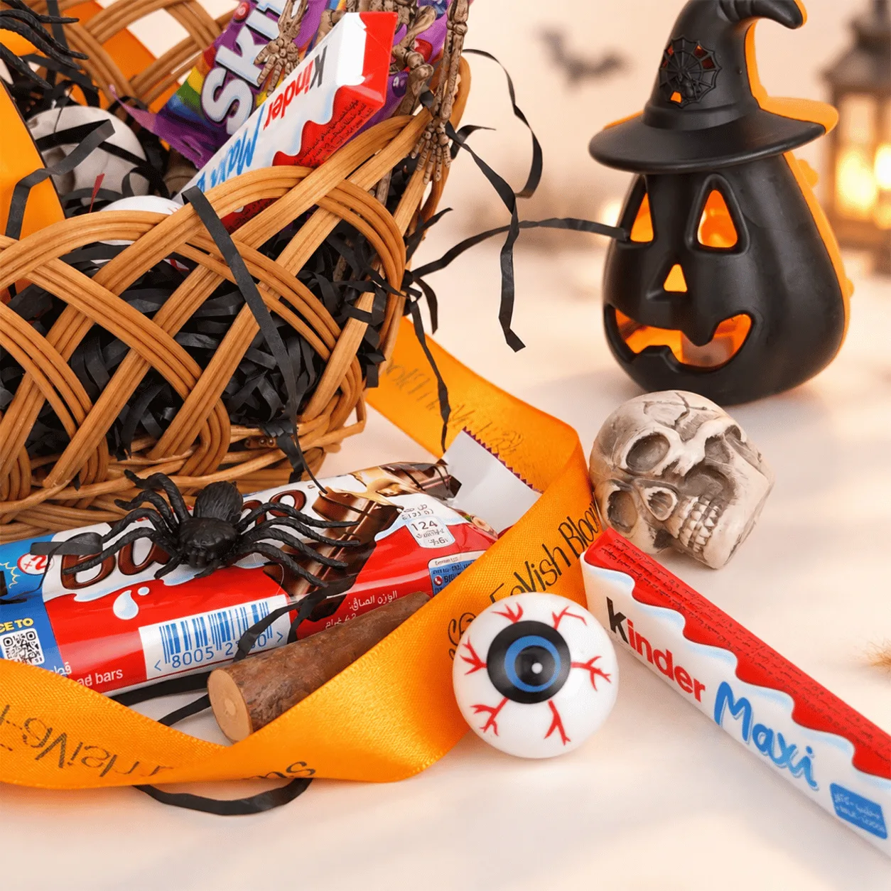 Halloween Magic Chocolate Treat Hamper filled with delicious chocolates and spooky Halloween treats, perfect for gifting in Dubai.