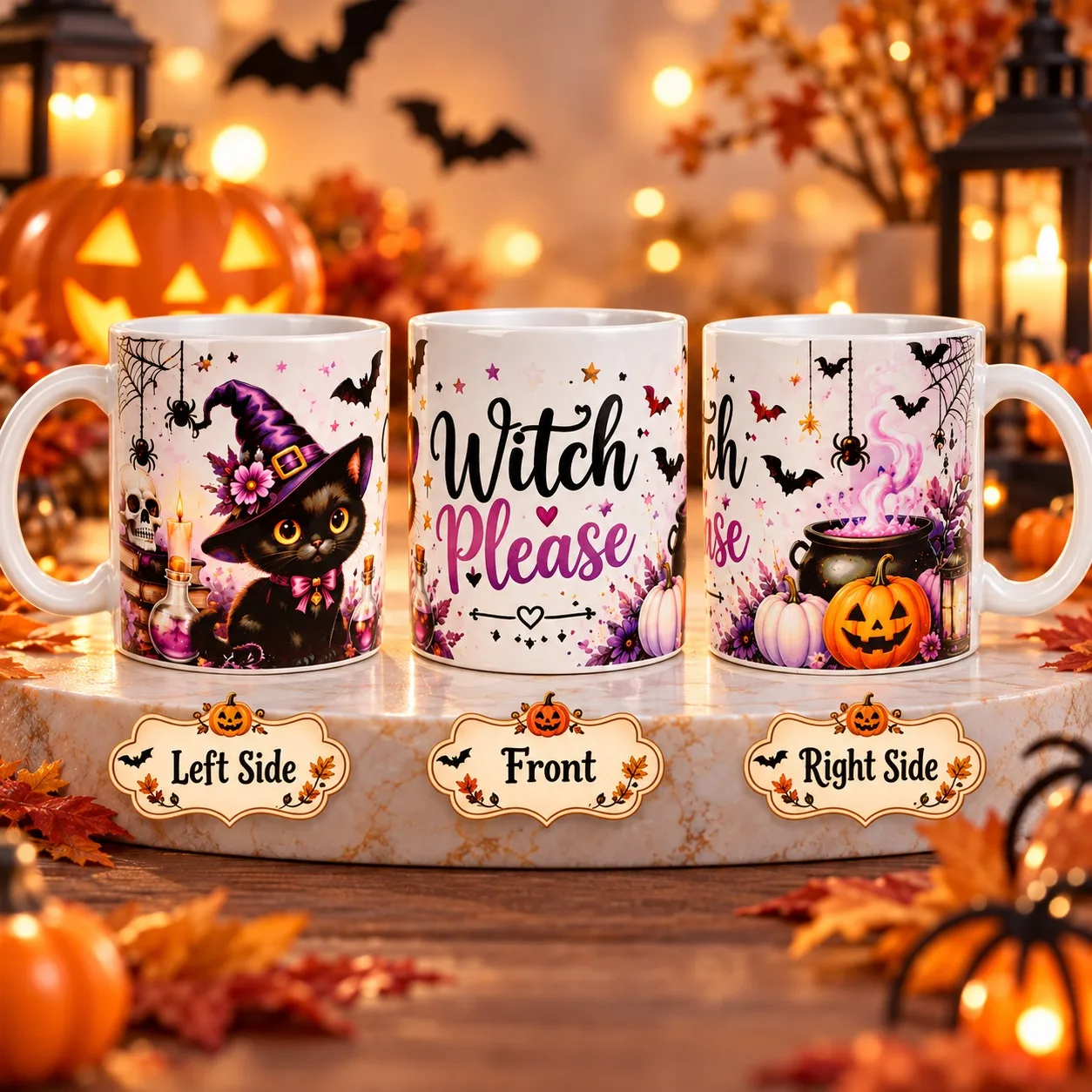 Witch Please Halloween Ceramic Mug