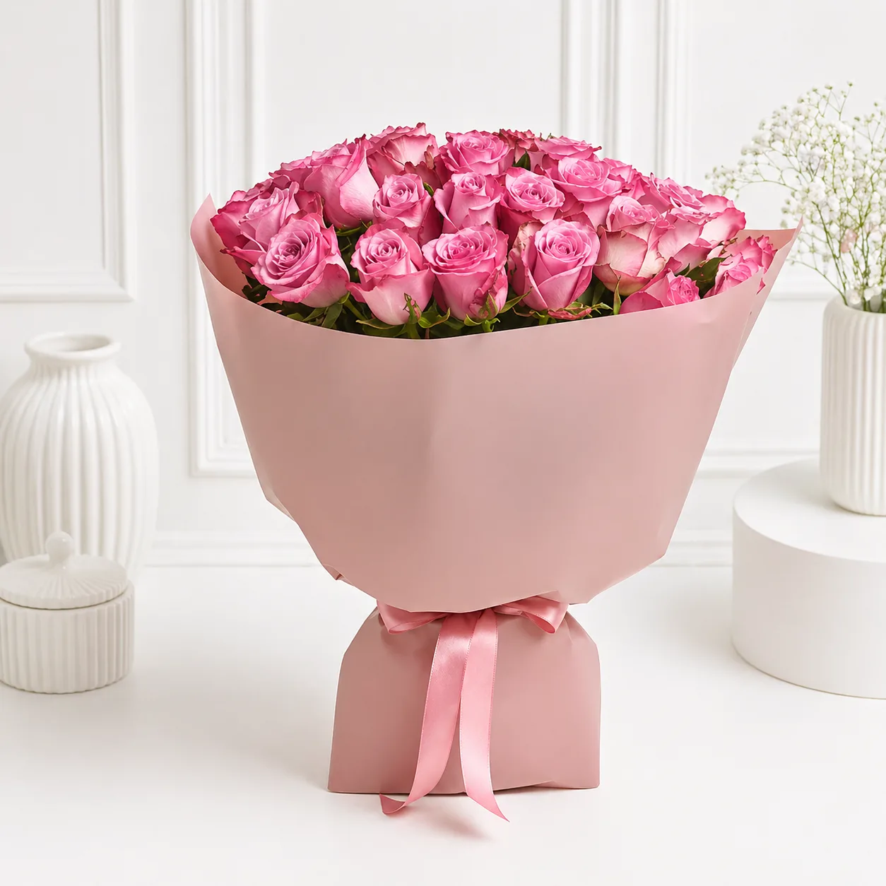 51 Purple Roses Bouquet