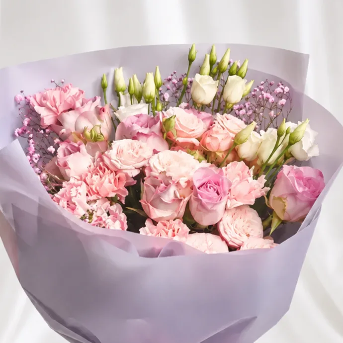 Luxury Soft Pink Elegance Rose Bouquet perfect for birthdays anniversaries and romantic surprises