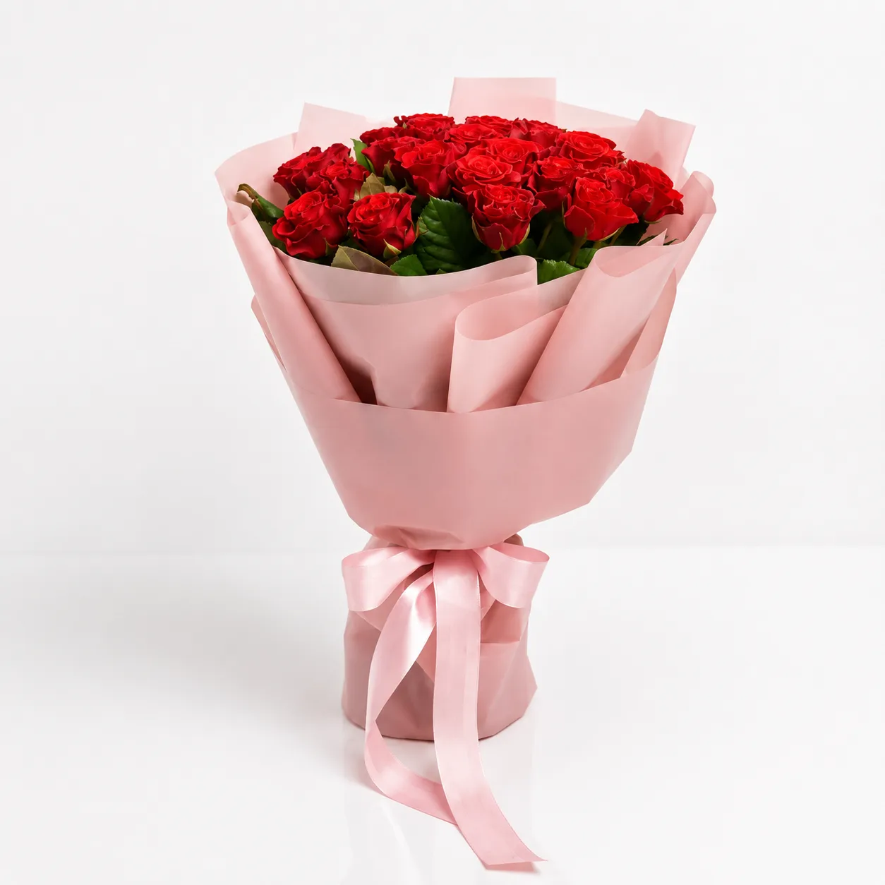 25 Roses Eltoro Bouquet with premium fresh red roses arranged beautifully for gifting