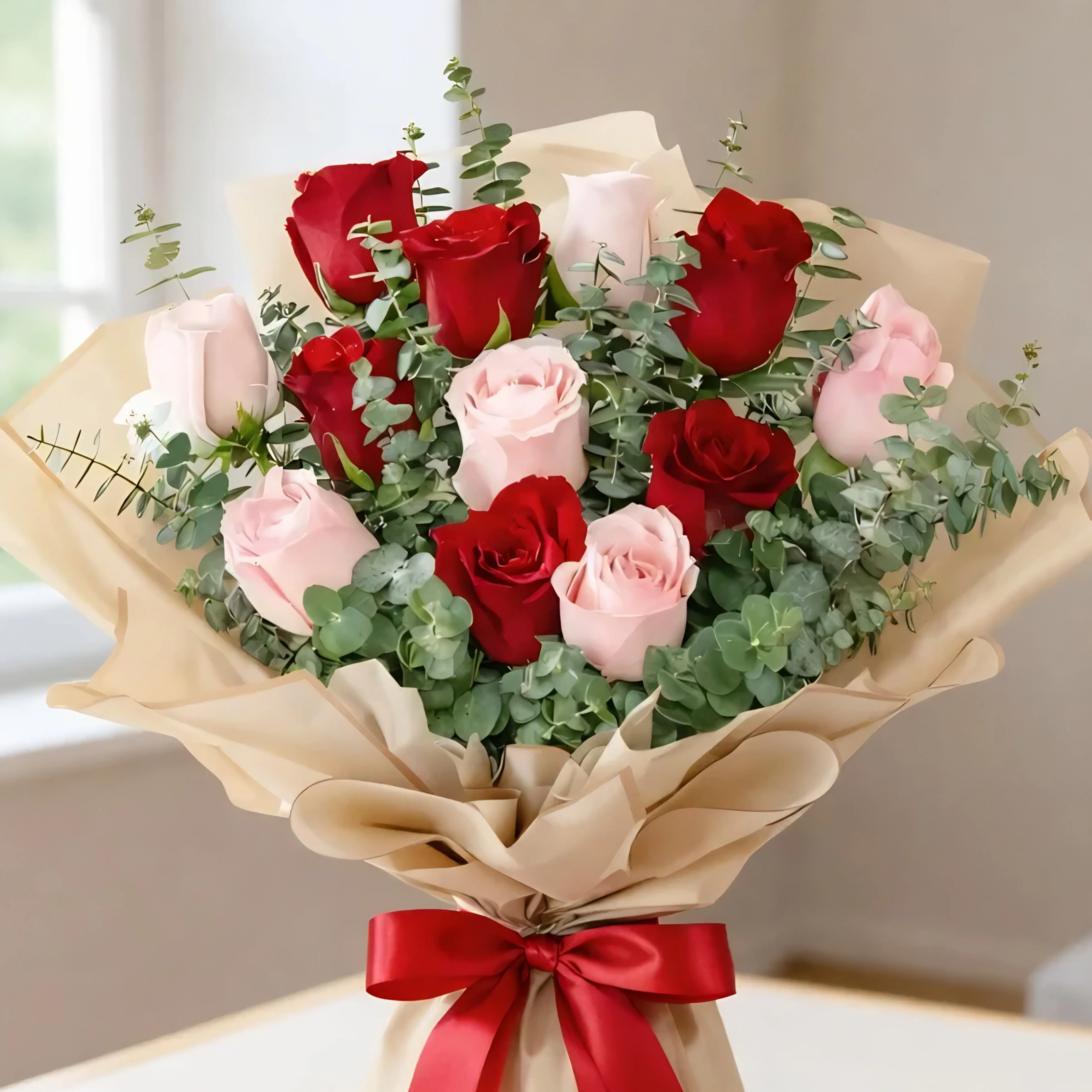 Crimson & Blush Elegance