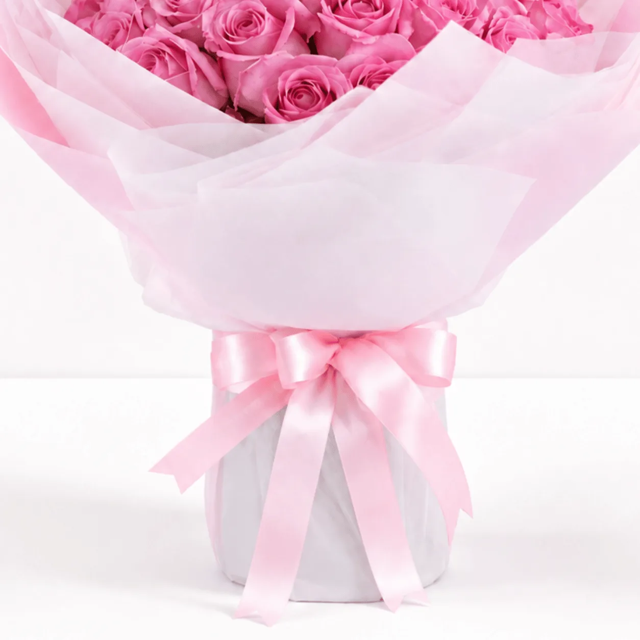 Elegant 25 Pink Rose Bouquet