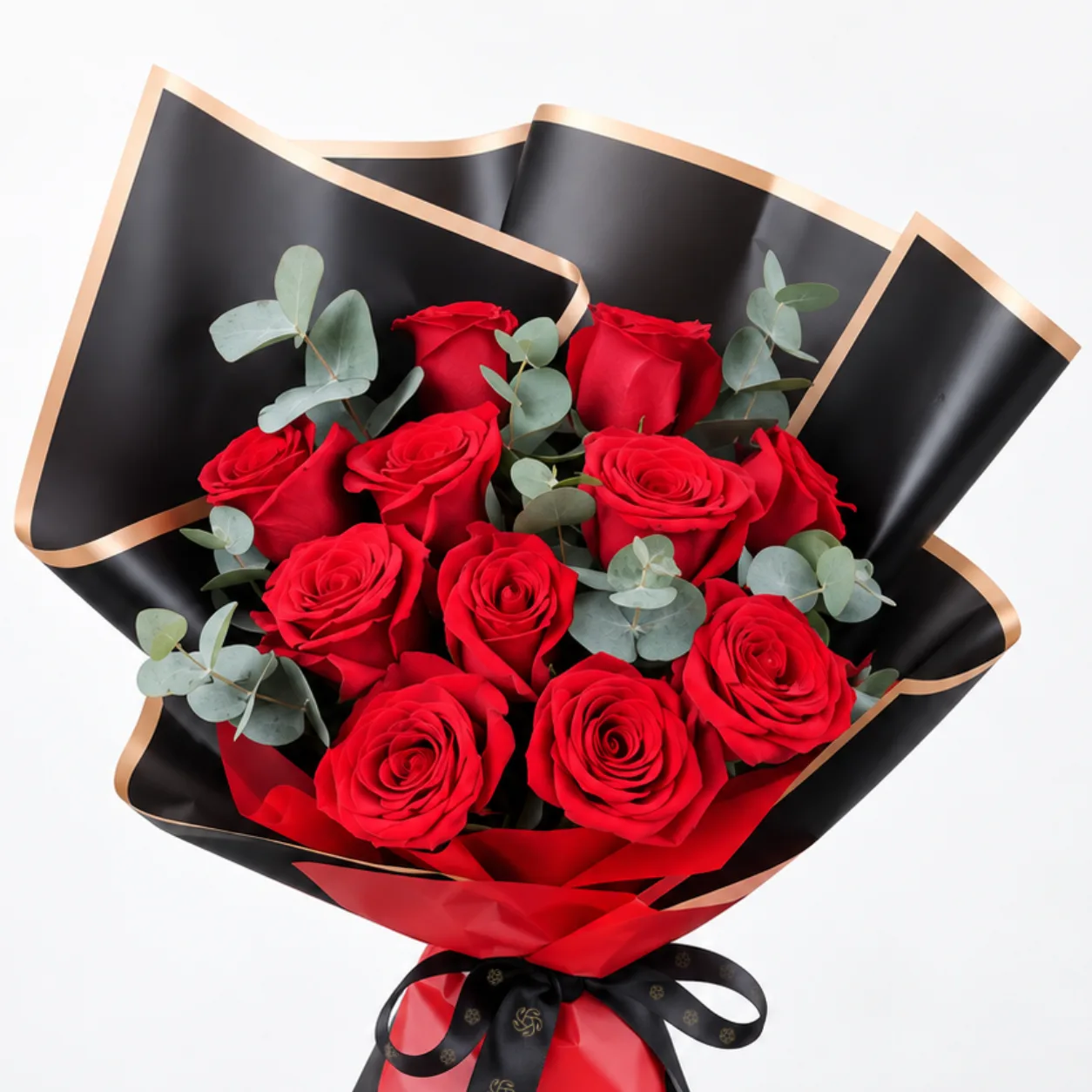 Elegant 11 red rose bouquet for expressing love, available for delivery in Dubai.