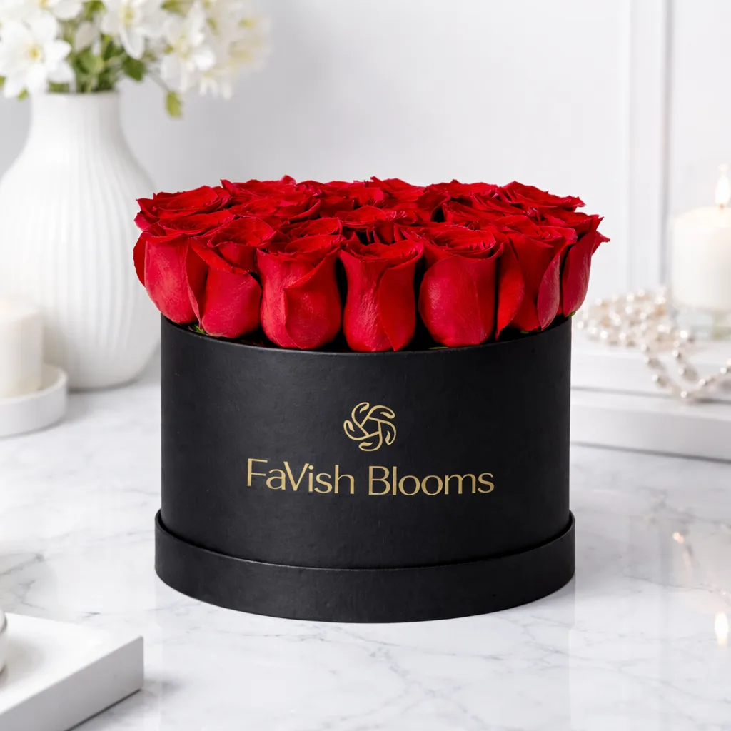 A Single Promise of 25 Red Roses Box