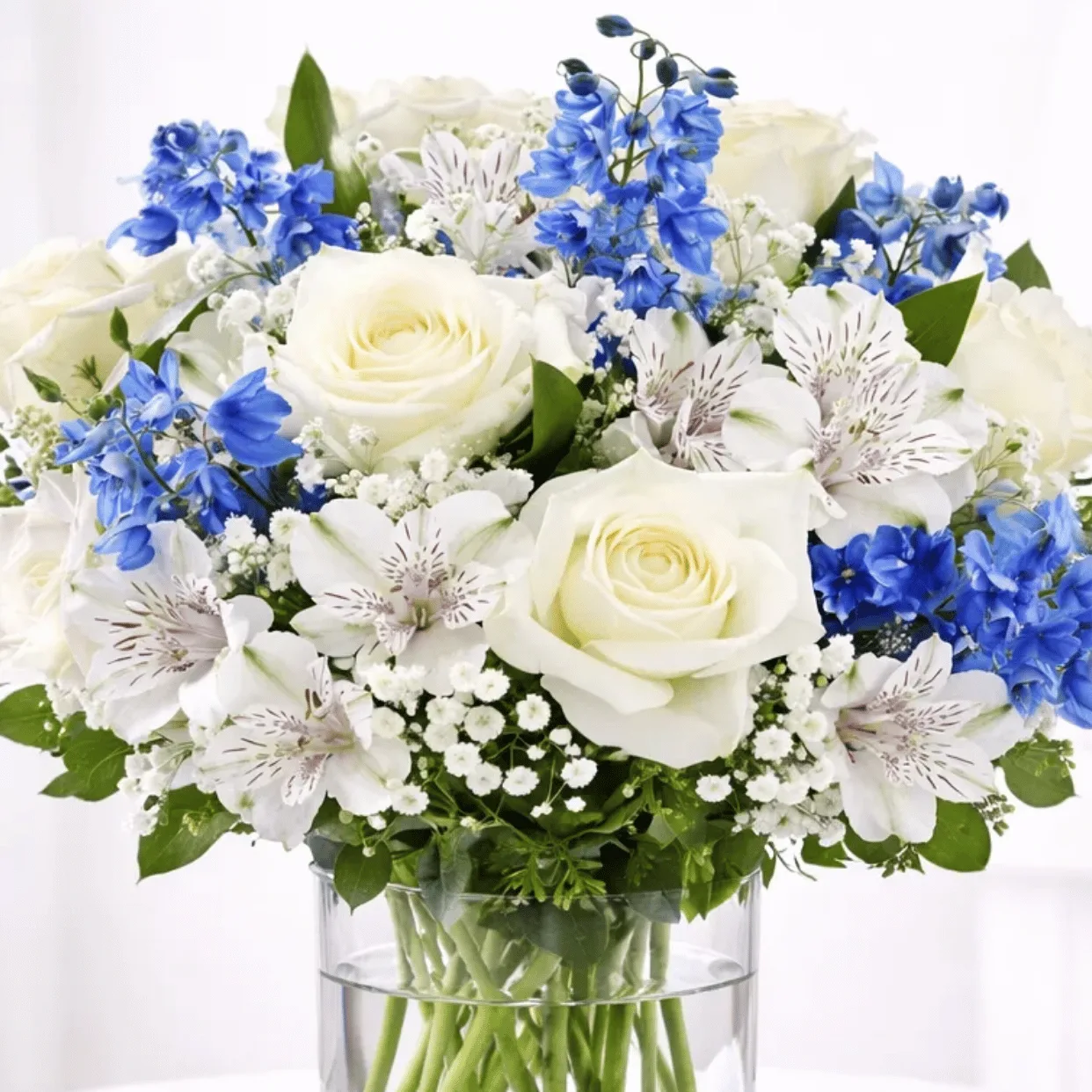 Blue And White Vase Arrangement
