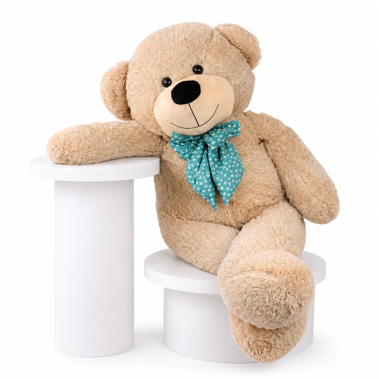 Giant Cream Teddy Bear – 125 cm Luxury Plush Gift