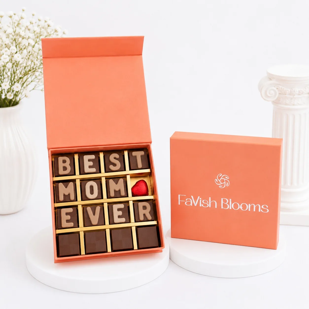 Best Mom Ever – Luxury 16-Piece Chocolate Gift Box for Mom