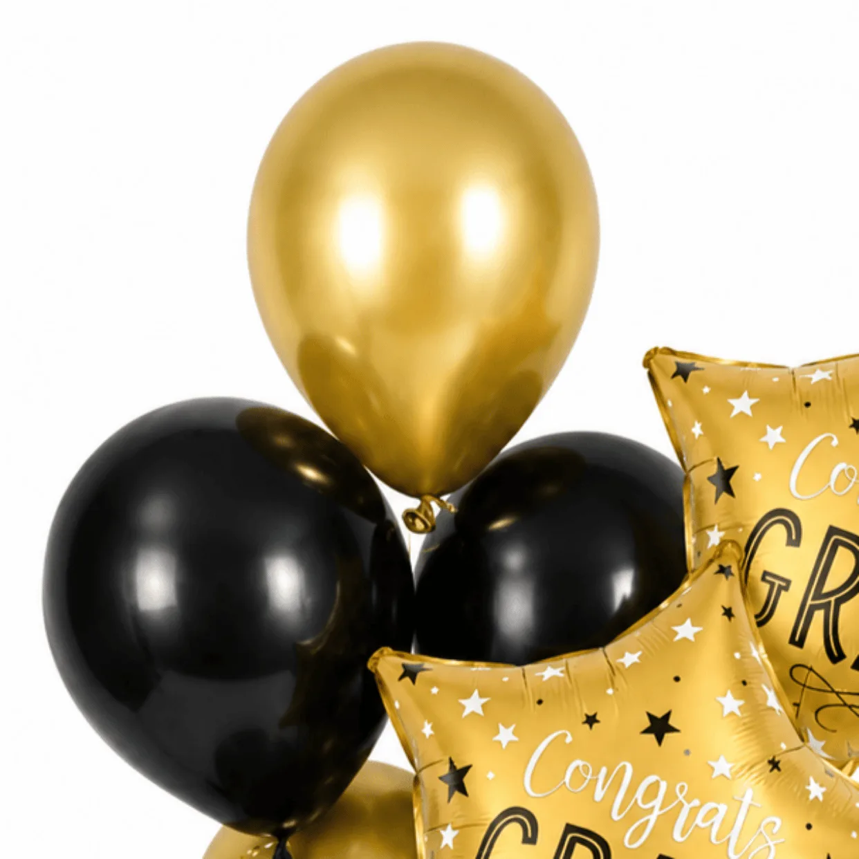 Graduation Star Balloon Arrangement Helium Filled