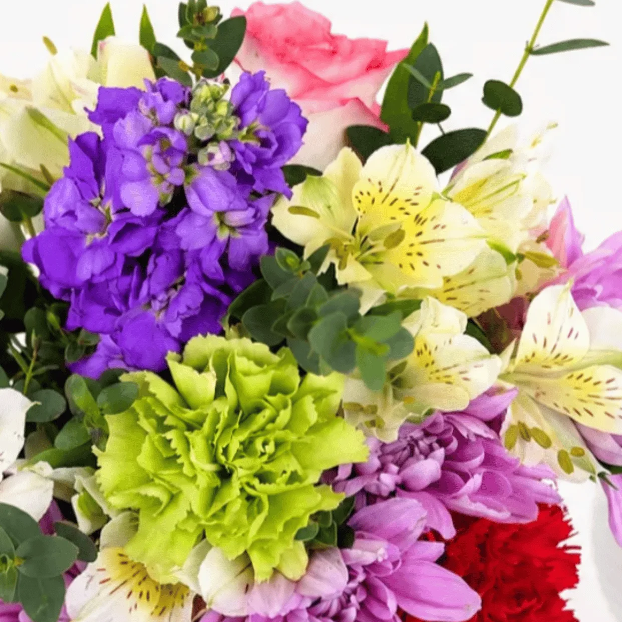 Colourful Happiness Mixed Flower Vase