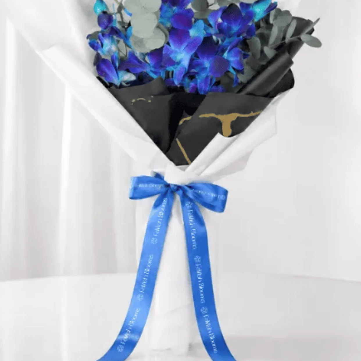 Dad Appreciation Blue Orchid Bouquet
