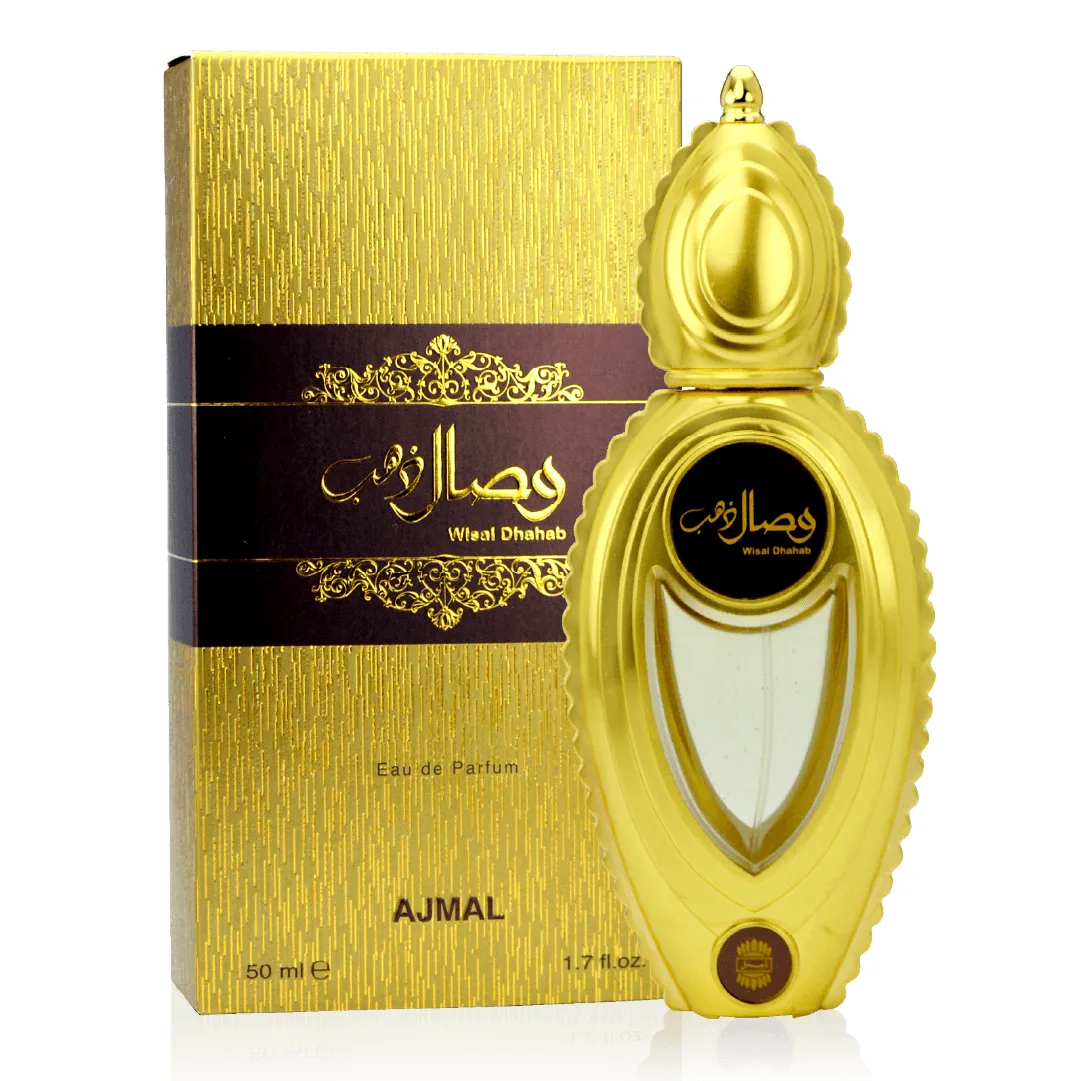 Premium Wisal Dhahab Eau de Parfum 50ml with oriental floral scent