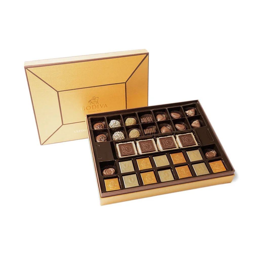 Godiva Ultimate Collection 40-piece gift box with assorted luxury Belgian chocolates