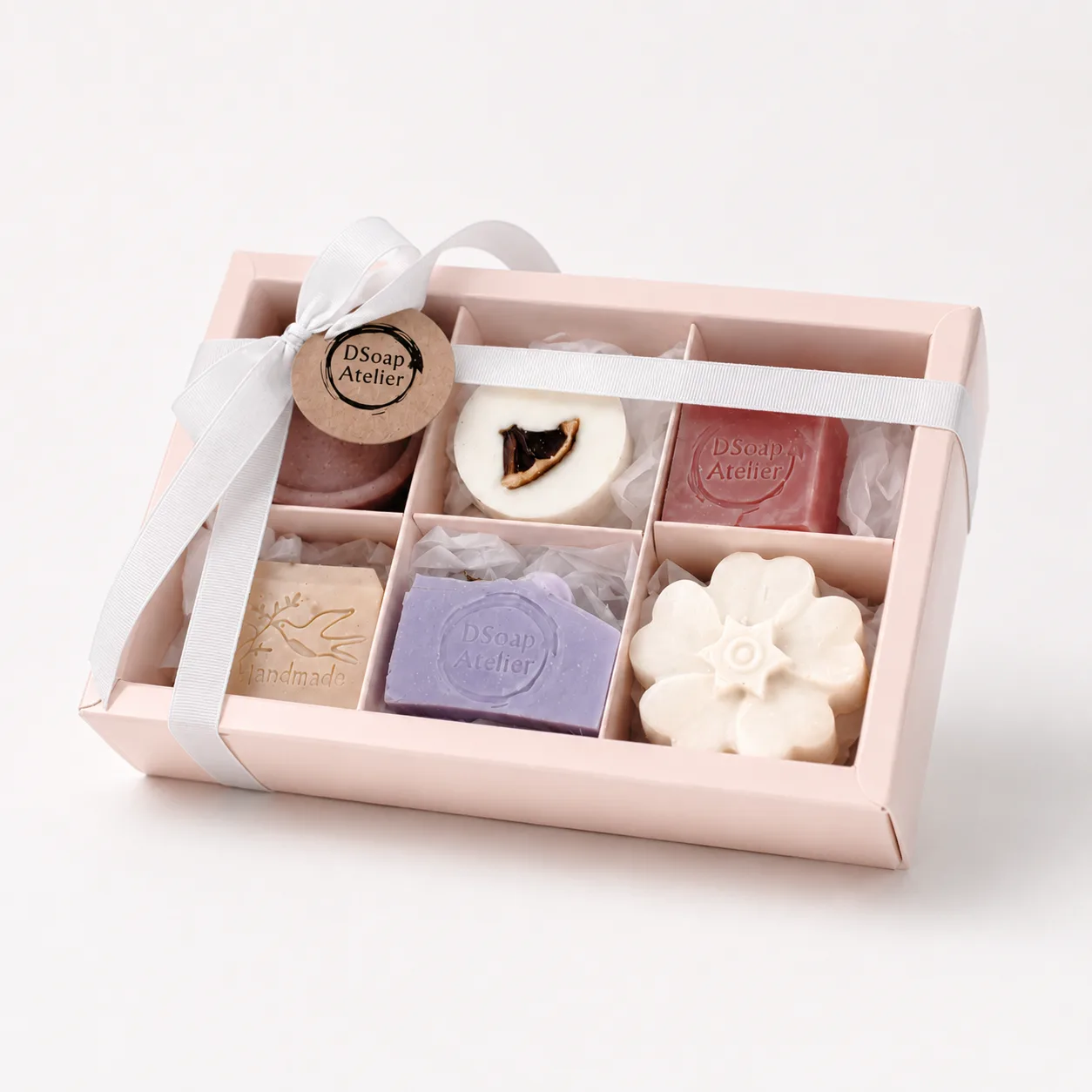 Pink Natural Handmade Soap Gift Box