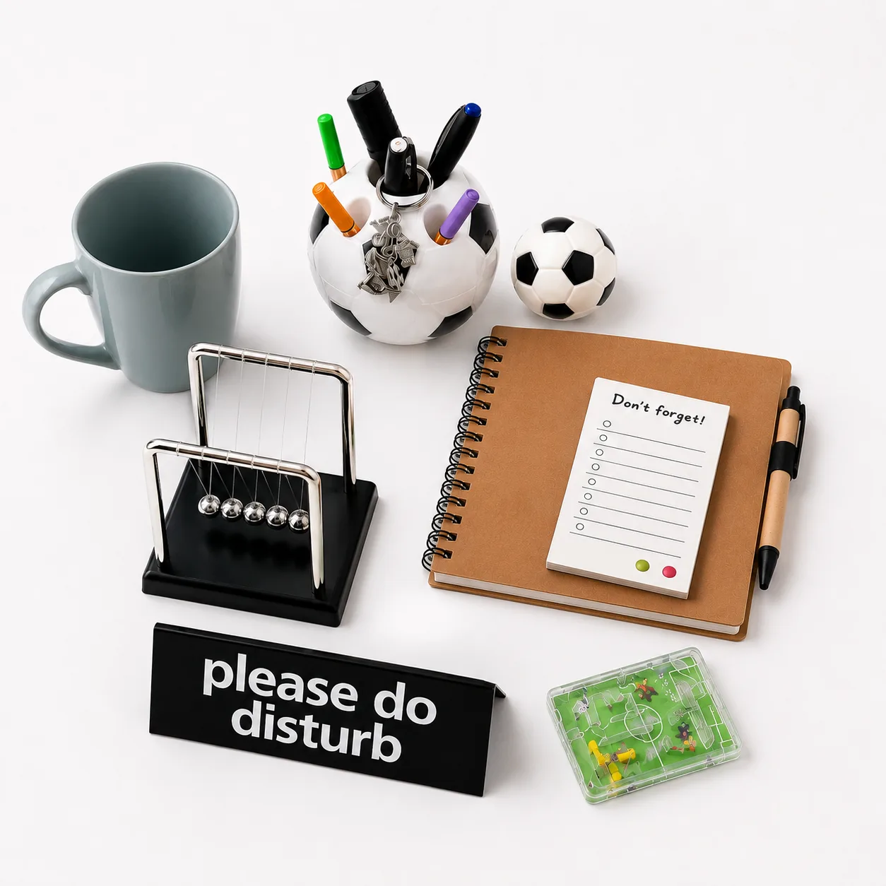 Premium football-themed office gift set for fans and corporate gifting