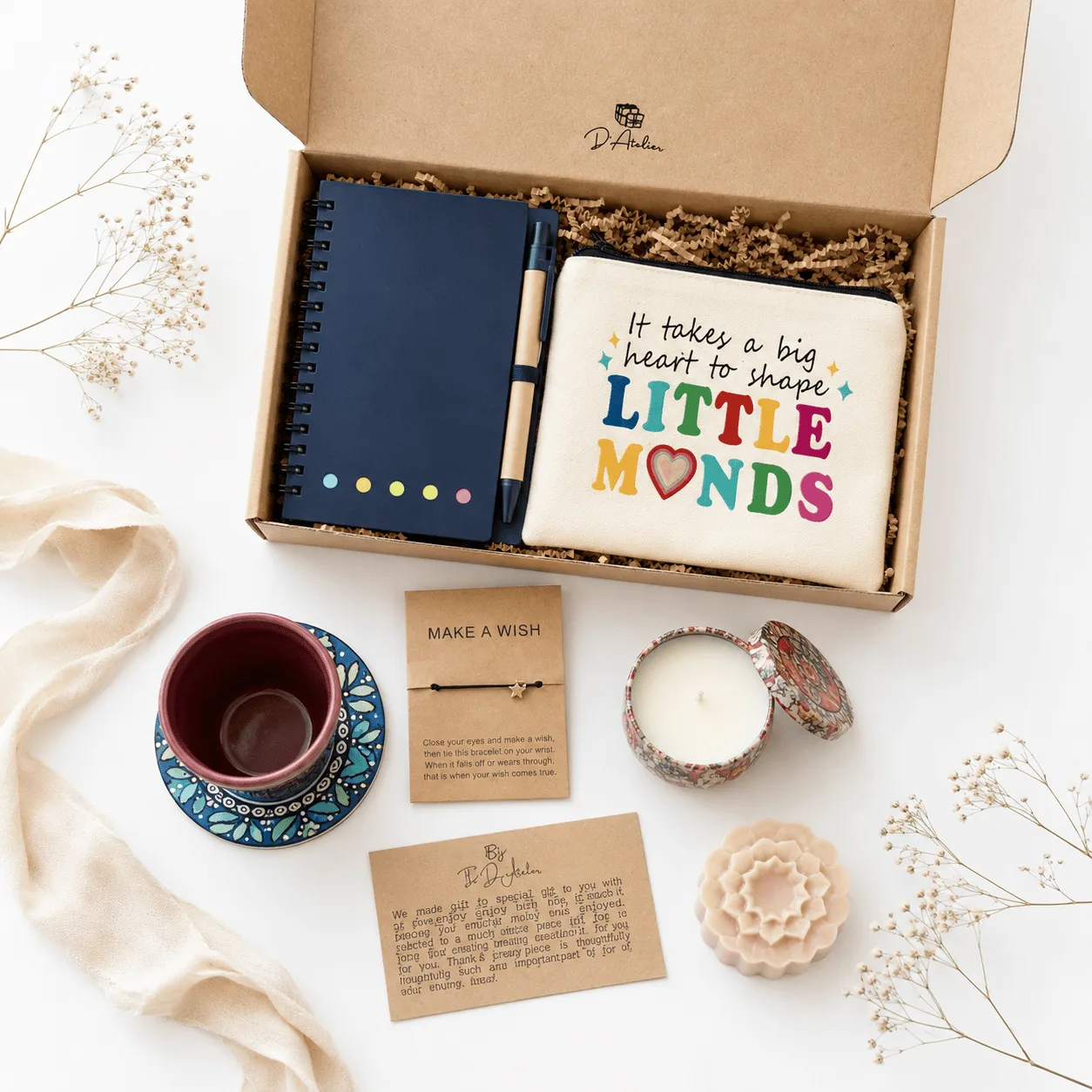 Elegant teacher gift hamper for appreciation, school celebrations, and special occasions