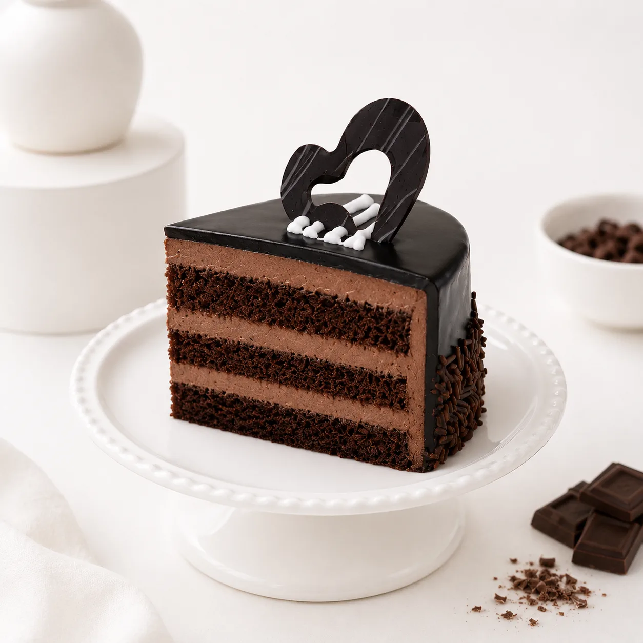 Fresh chocolate truffle cake for birthdays, anniversaries, and celebrations