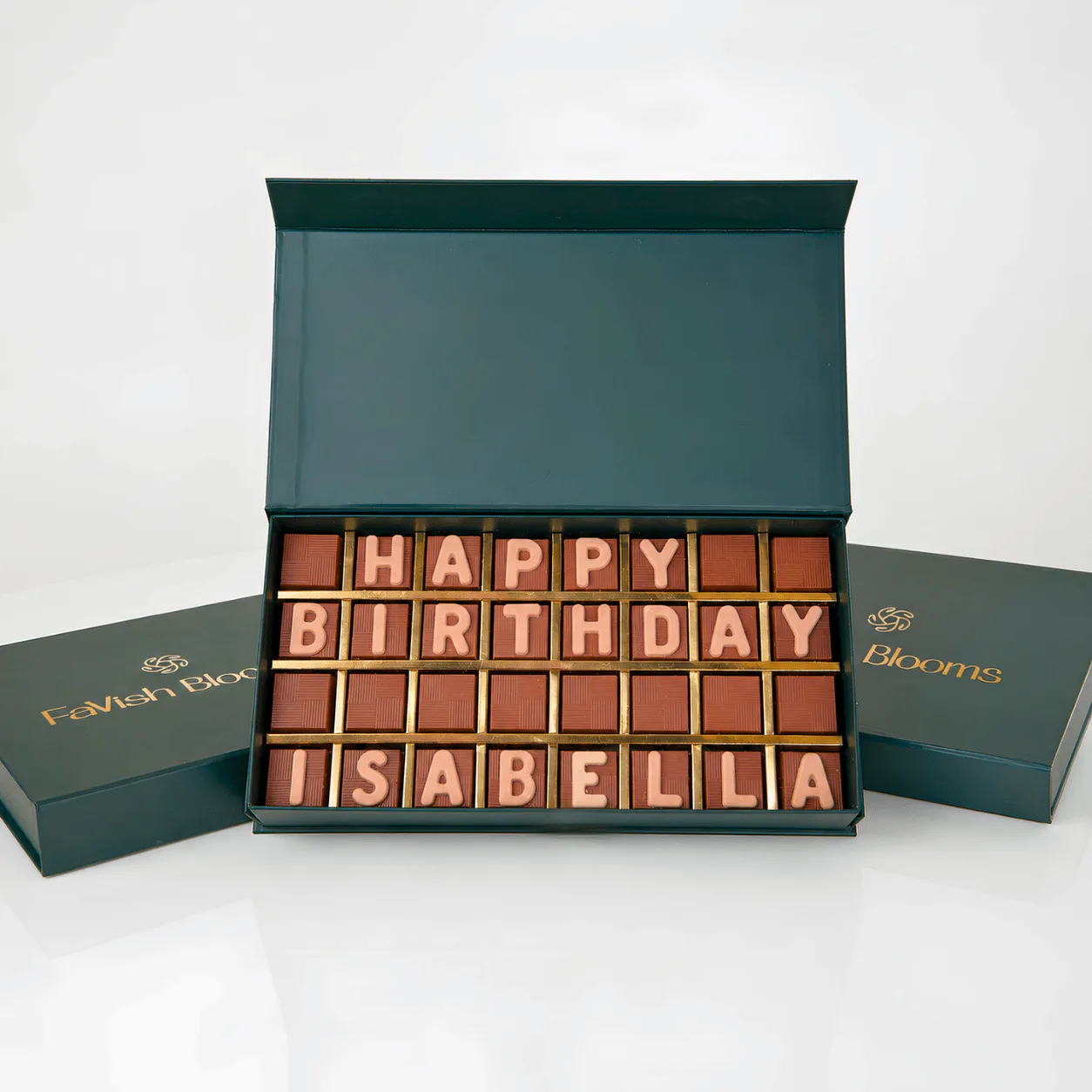 Happy Birthday Custom Name Chocolate Box 32 Pcs